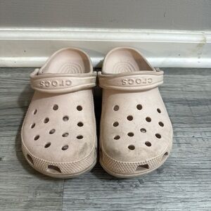 Crocs Light Pink Clogs Mules Women’s Size 7/ Men’s Size 5